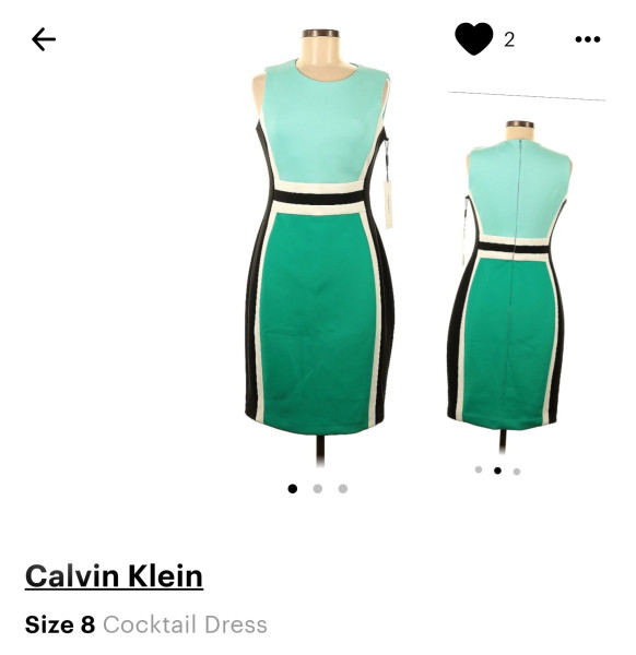 Vestido Calvin Klein