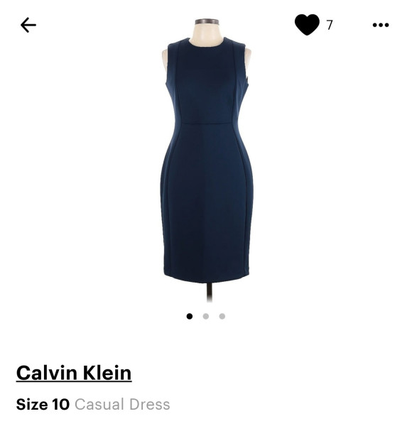 Vestido Calvin Klein